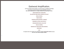 Tablet Screenshot of eastwoodamps.com